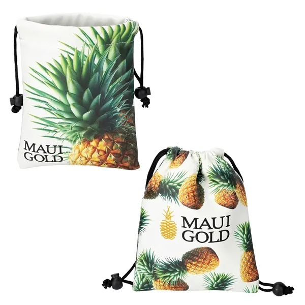 PCG Dual Decoration Drawstring Valuables Pouch