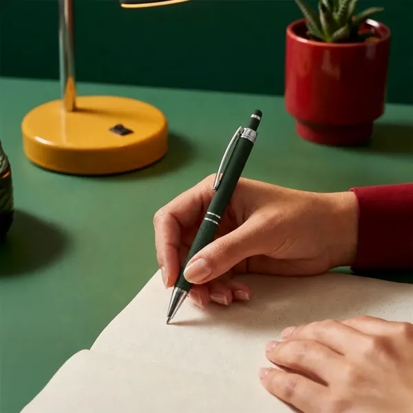 Recycled Aluminum Pen with Textured Grip