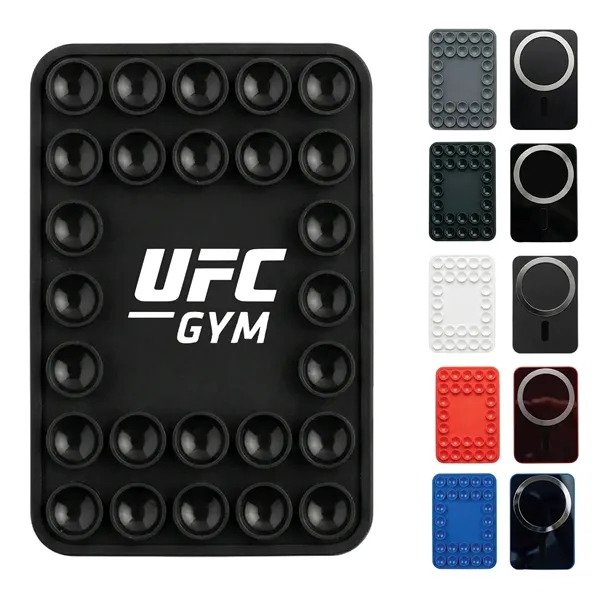 Recycled Magnetic Silicone Suction Phone Mount