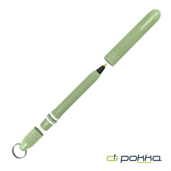 Pokka® Pocket Pen w/Dock & Chrome Keyring