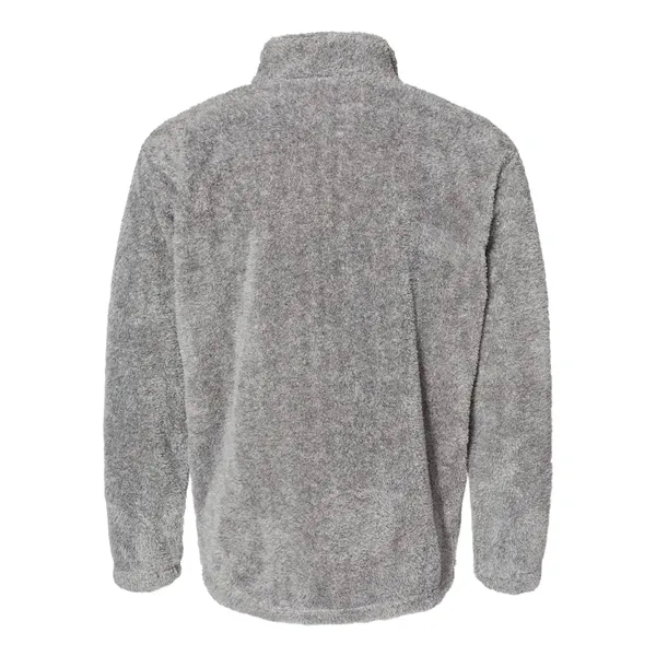 J. America Unisex Boundary Shag Frosty Sherpa Quarter-Zip...