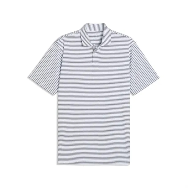 PUMA® BRRR UPF 40+ Men's Stripe Golf Polo Shirt