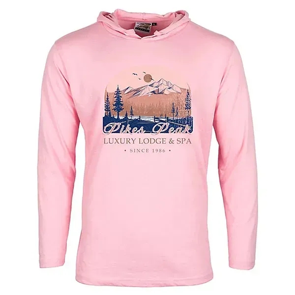 Custom Adult Jersey Long Sleeve Hoodie - Full Color