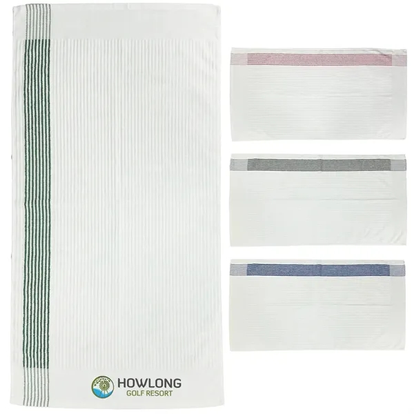 22" x 44" 100% RPET Ribbed Caddy and Gym Towel