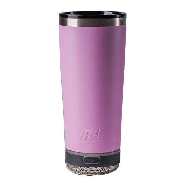 18 oz Tumbler with Bluetooth Speaker