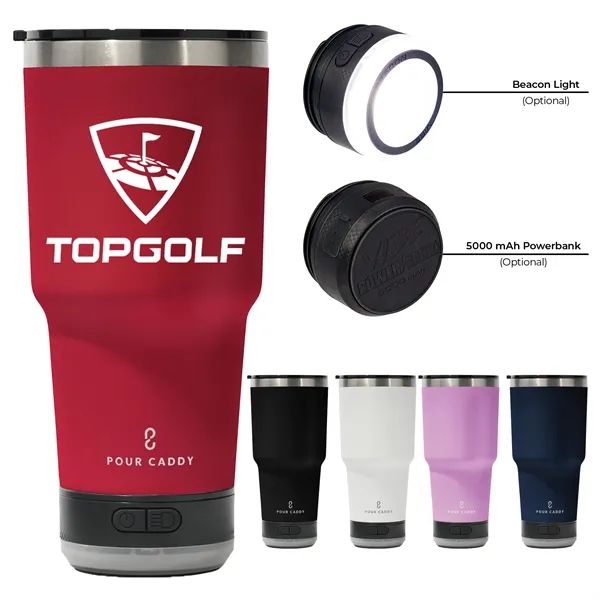 28 oz Tumbler with Bluetooth Speaker