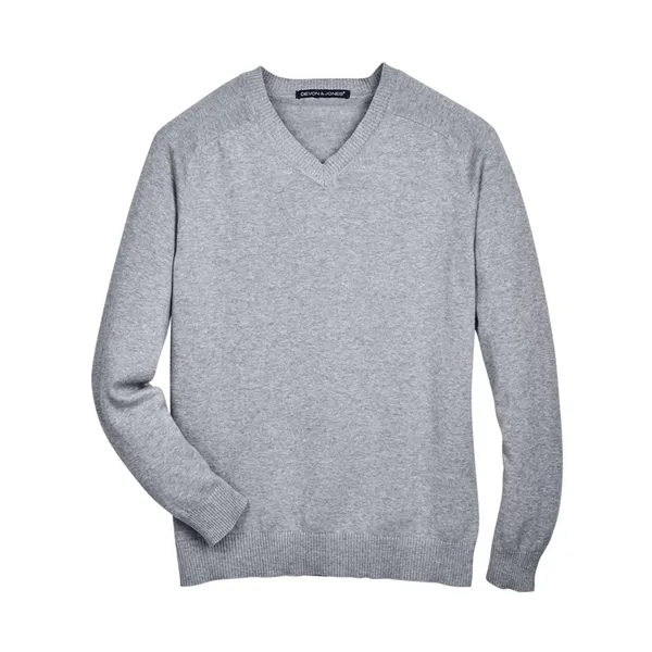 Custom Devon & Jones Men's V-Neck Sweater