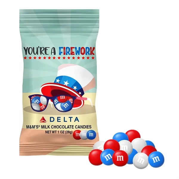 1 oz. Americana M&M'S in Full Color Digibag