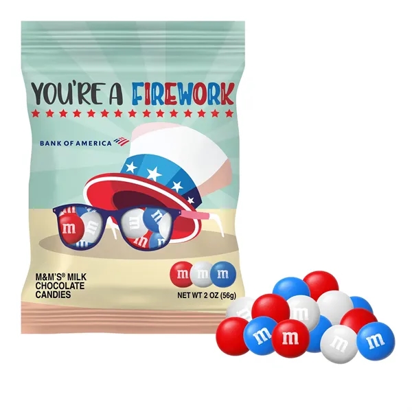 2 oz. Americana M&M'S in Full Color Digibag