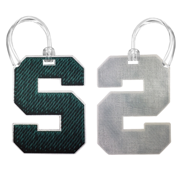 1 Sided Full Color Dye Sub Bag Tag - 1 Sided Full Color Dye Sub Bag Tag - Image 1 of 2