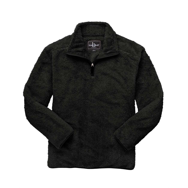 fuzzy quarter zip pullover
