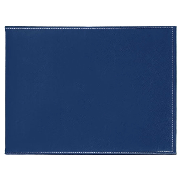 Leatherette Blue/Silver Certificate Holder - Leatherette Blue/Silver Certificate Holder - Image 1 of 3