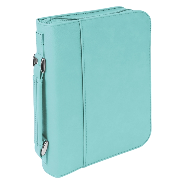 7 1/2" x 10 3/4" Teal Leatherette Book/Bible Cover - 7 1/2" x 10 3/4" Teal Leatherette Book/Bible Cover - Image 1 of 1