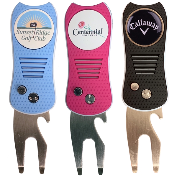 Deluxe 4-in-1 Switchblade Divot Tool - Deluxe 4-in-1 Switchblade Divot Tool - Image 4 of 18