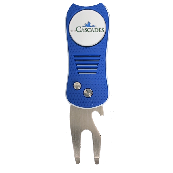 Deluxe 4-in-1 Switchblade Divot Tool - Deluxe 4-in-1 Switchblade Divot Tool - Image 10 of 18