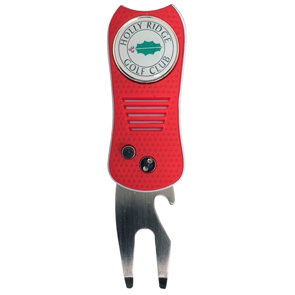 Deluxe 4-in-1 Switchblade Divot Tool - Deluxe 4-in-1 Switchblade Divot Tool - Image 14 of 18