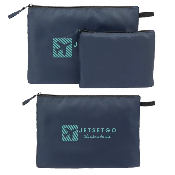 Custom Travel Organizer Pouch Set