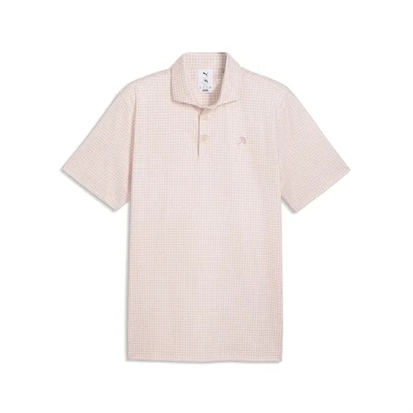 PUMA® Men's AP MATTR Geo Moisture Wicking Golf Polo Shirt