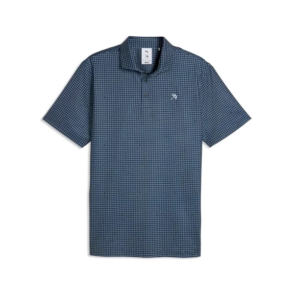 PUMA® Men's AP MATTR Geo Moisture Wicking Golf Polo Shirt
