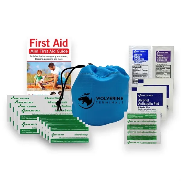 Custom FIRST AID CINCH BAG KIT