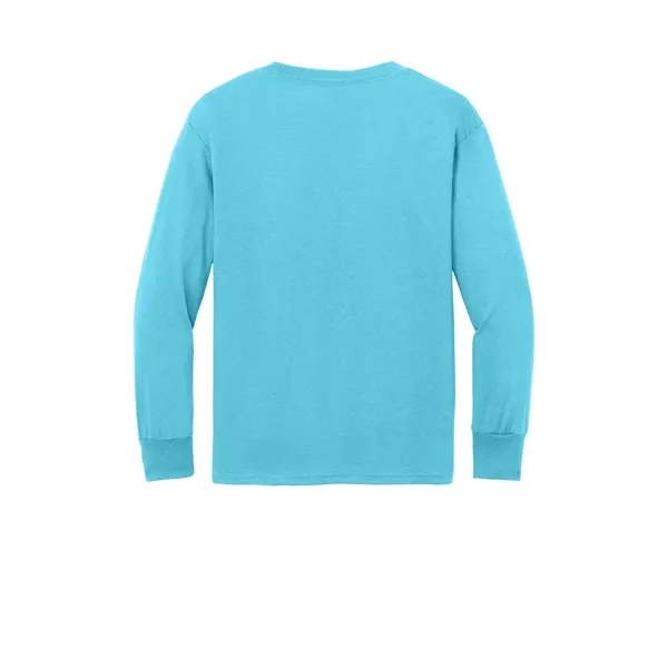 Port & Co Youth Long Sleeve Core Cotton Tee.