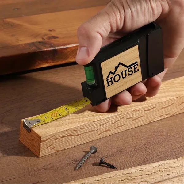 Multi-Tool Tape Measure w/ Level