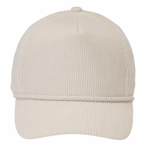 5-Panel Rope Halfmoon Buckram Corduroy Fabric Snapback Caps
