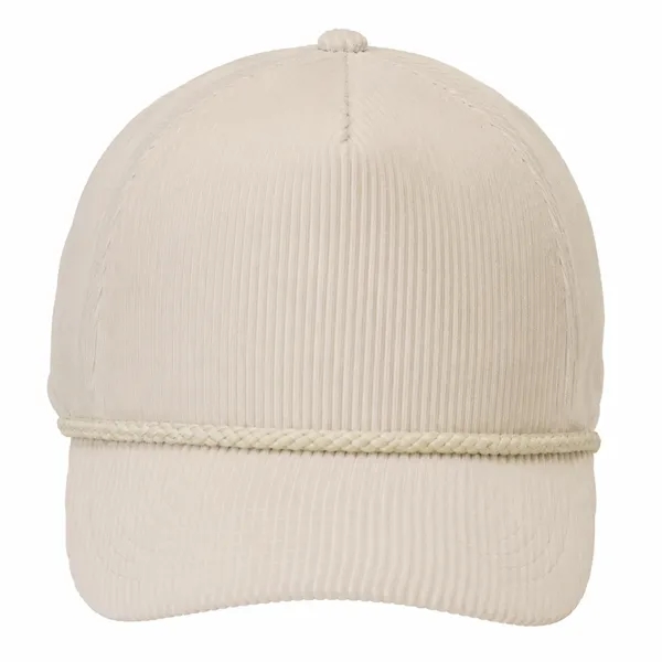5-Panel Rope Halfmoon Buckram Corduroy Fabric Snapback Caps