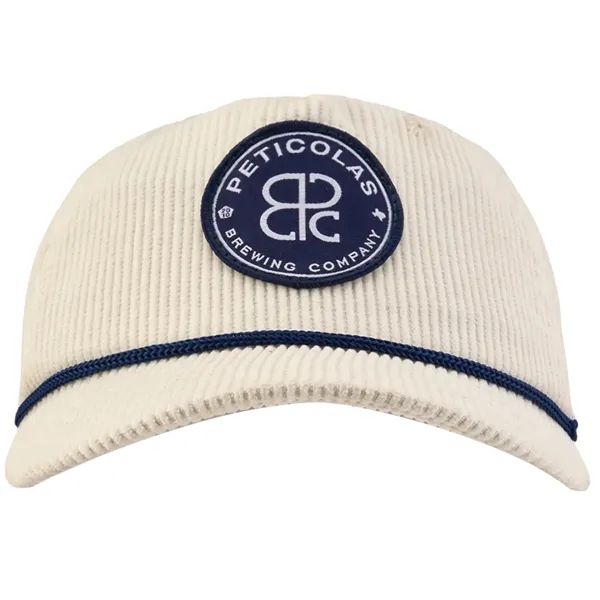 5-Panel Rope Halfmoon Buckram Corduroy Fabric Snapback Caps