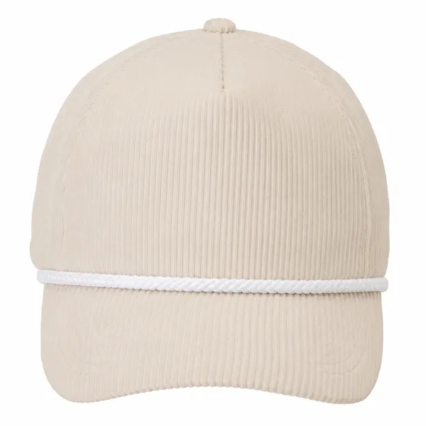 5-Panel Rope Halfmoon Buckram Corduroy Fabric Snapback Caps