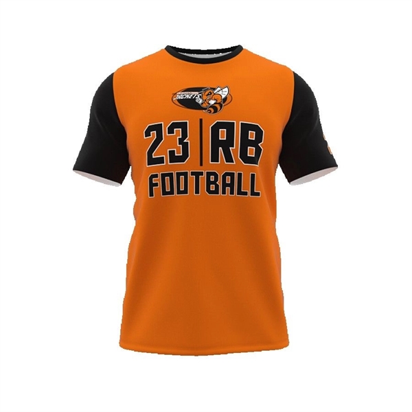 Fully Sublimated Dry Fit Custom Youth Soccer Jersey T-shirts - Fully Sublimated Dry Fit Custom Youth Soccer Jersey T-shirts - Image 12 of 25