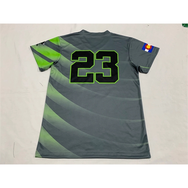 Fully Sublimated Dry Fit Custom Youth Soccer Jersey T-shirts - Fully Sublimated Dry Fit Custom Youth Soccer Jersey T-shirts - Image 13 of 25