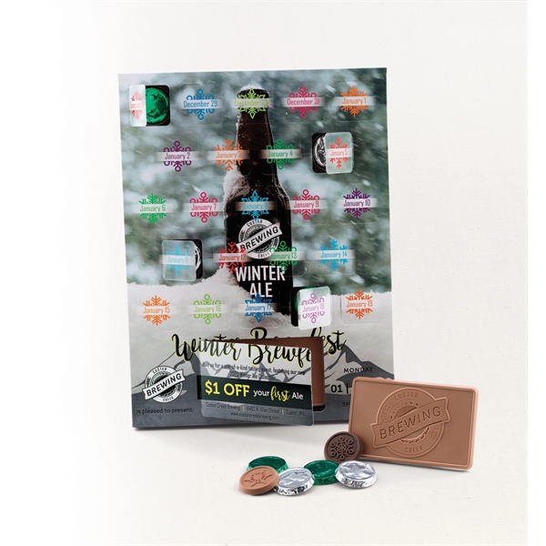 Custom Chocolate Advent Calendar - Custom Chocolate Advent Calendar - Image 0 of 1