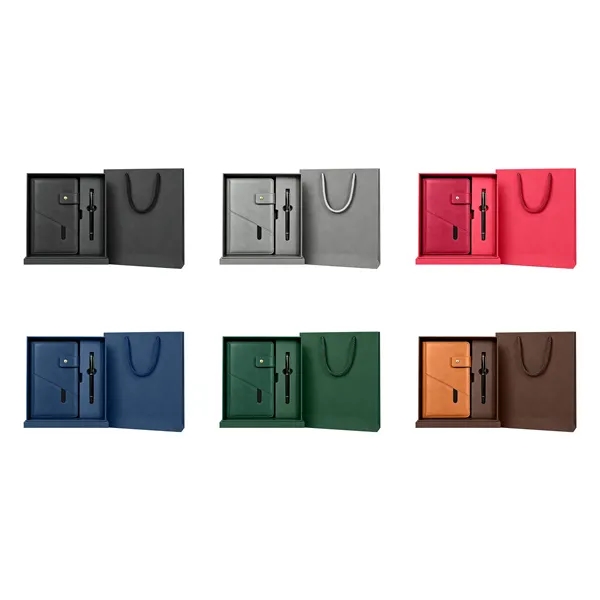 Pu Leather Notebook and Pen Set Business Gift