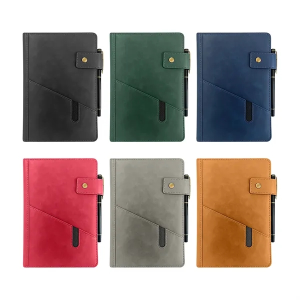 Pu Leather Notebook and Pen Set Business Gift