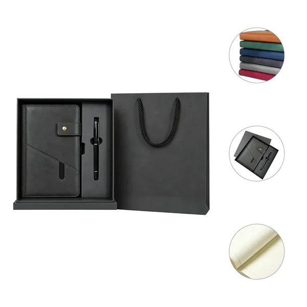 Pu Leather Notebook and Pen Set Business Gift
