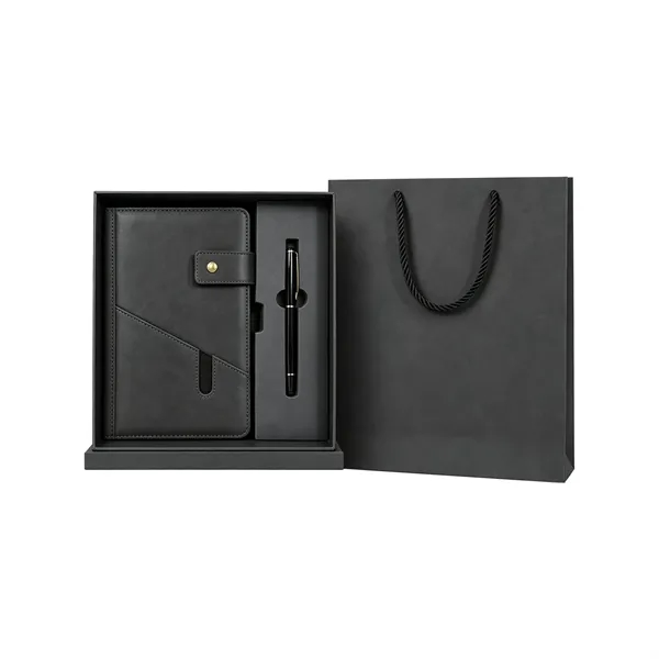 Pu Leather Notebook and Pen Set Business Gift