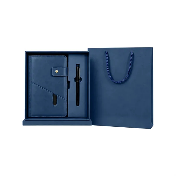 Pu Leather Notebook and Pen Set Business Gift