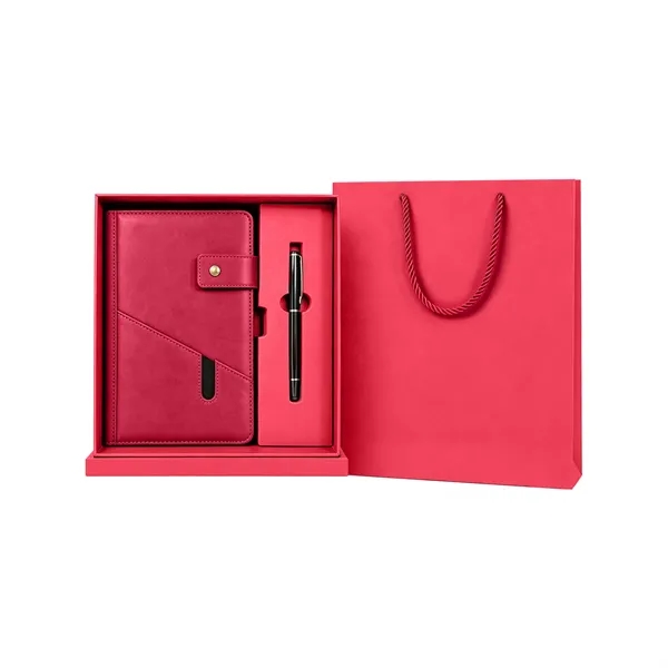 Pu Leather Notebook and Pen Set Business Gift