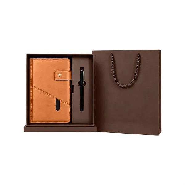 Pu Leather Notebook and Pen Set Business Gift