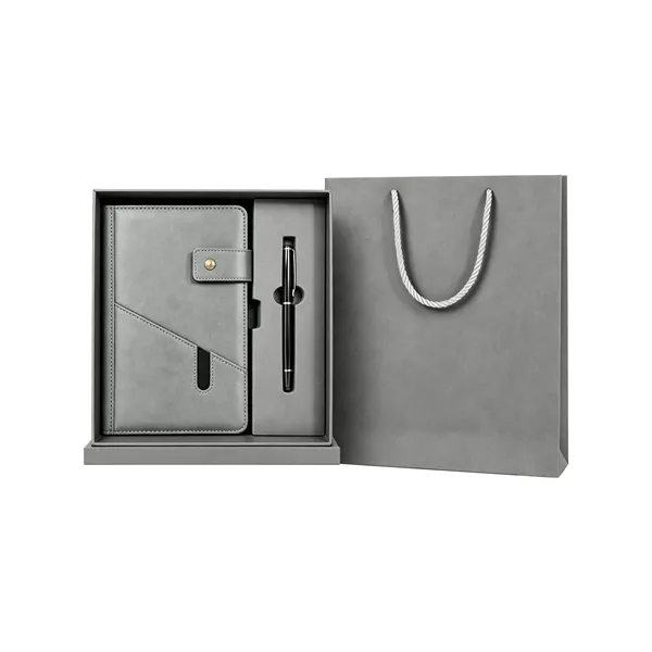 Pu Leather Notebook and Pen Set Business Gift