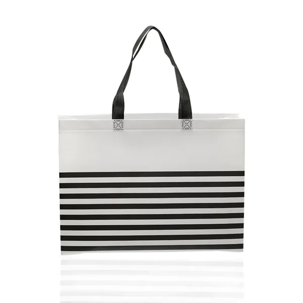 Two-Tone Non-Woven Durable Beach Tote Bag (15" x 4" x 13.5")