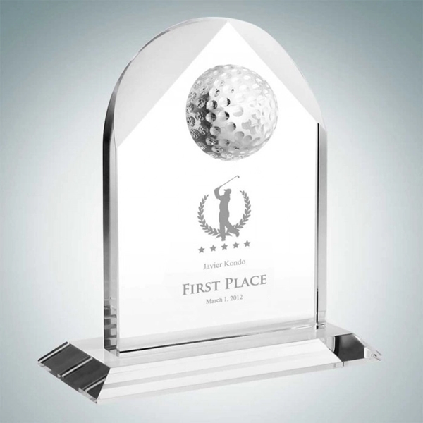 Distinguished Golf Arch Crystal Award