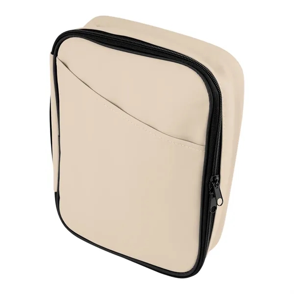 Custom Hudson rPET Leatherette Tech Organizer