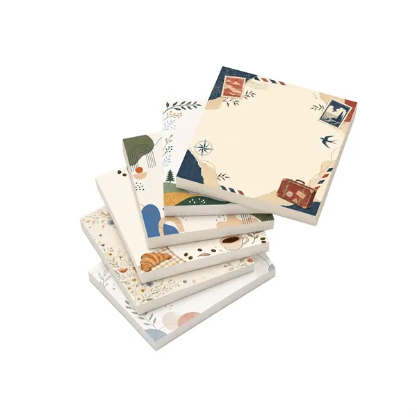 3"x3" Full Color Self Adhesive Sticky Notes Pad