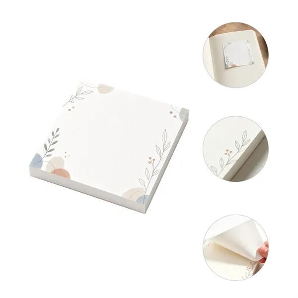 3"x3" Full Color Self Adhesive Sticky Notes Pad