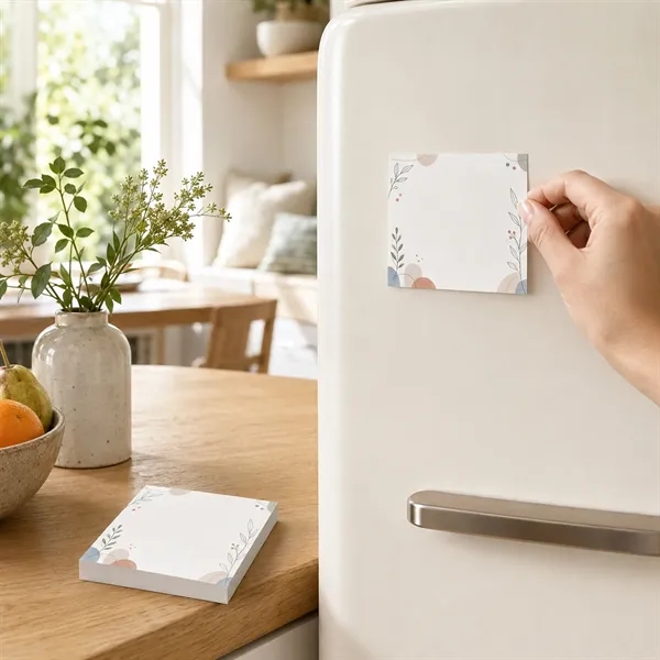3"x3" Full Color Self Adhesive Sticky Notes Pad