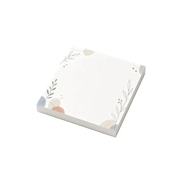3"x3" Full Color Self Adhesive Sticky Notes Pad