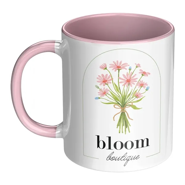 Pink Two-Tone 11oz. Ceramic Mug