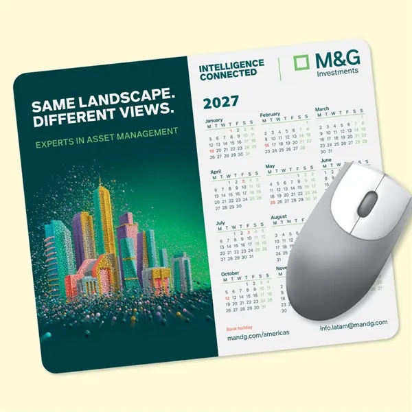 Vynex® DuraTec® 8" x 9.5" x 1/8" Calendar Mouse Pad